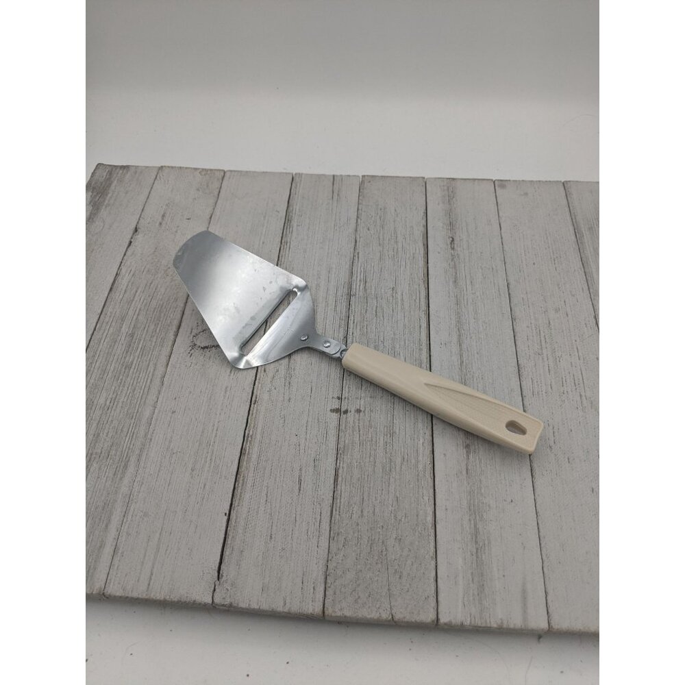 Vintage Ekco #2 Stainless Steel Cheese Slicer Planer Plane Almond Handle 9"